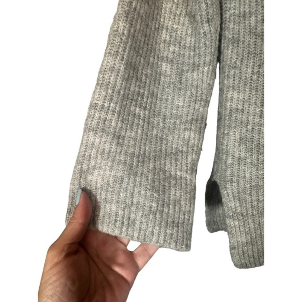 Leith Gray Long Sleeve Basic Simple Pullover Knit… - image 3